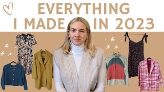 Everything I made in 2023! ✨15 sewing projects (jackets, dresses, & more!)