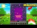 TRAVELING TO A REALISTIC PORTAL.. (ULTRA REALISTIC MINECRAFT 3)