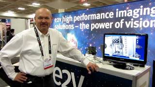 Frederic Devriere introduces e2v's new Ruby CMOS imaging sensors at SPIE Photonics West 2012.