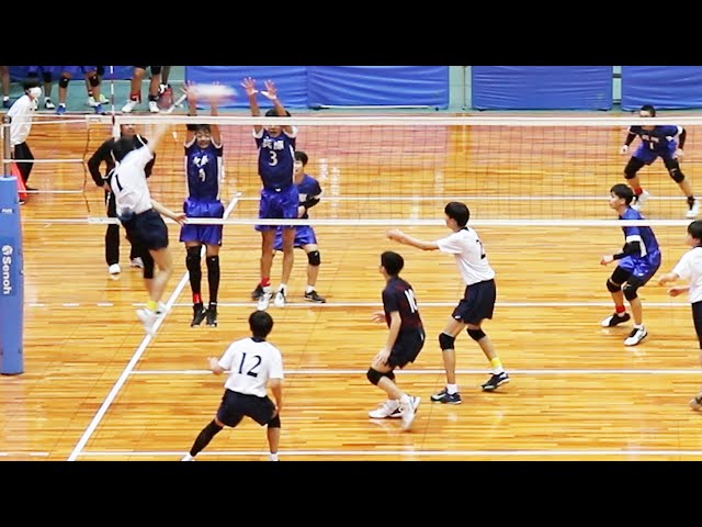 JOC中学選抜バレー2023】兵庫選抜 vs 東京選抜 第1セット＜男子