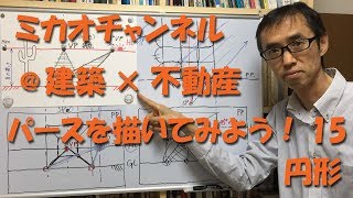 パースを描いてみよう！　15　円形テーブルはどう描く？