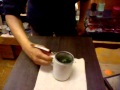 茶漉しを使って香りを楽しむ