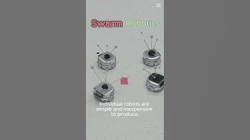 What is swarm intelligence for robotics? #robot #ai #swarm #swarmrobotics #shorts #trending #viral
