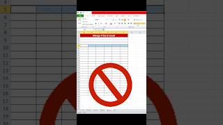 Merge Trick in Excel #excel #spreadsheetmagic #exceltips #dataextractor