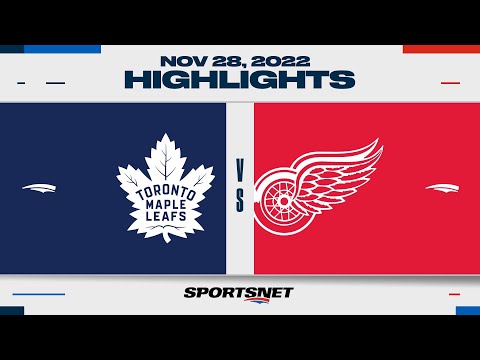 NHL Highlights | Maple Leafs vs. Red Wings - November 28, 2022