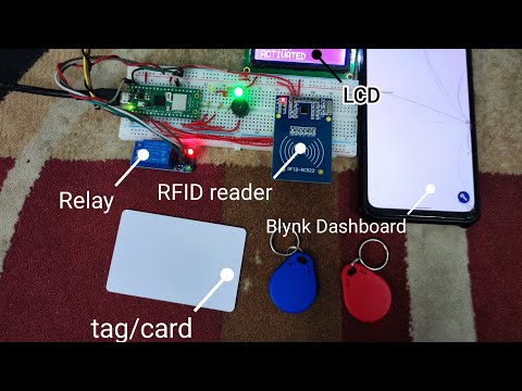 Smart Lock Security System - raspberry pi pico w, rc522 RFID reader & Blynk 2.0 in circuitpython