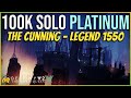 The Cunning - 100k Solo Legend 1550 - Platinum Rewards - Weekly Mission - Destiny 2 Witch Queen