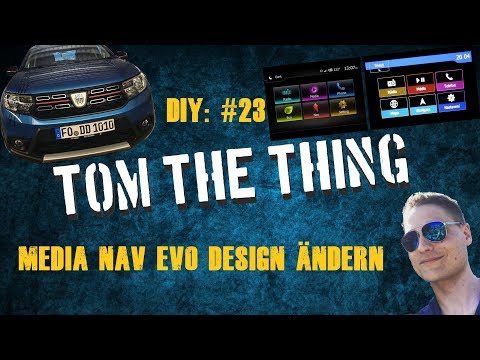 Dacia Sandero Stepway II Tutorial #23 MediaNav Evo Design ändern