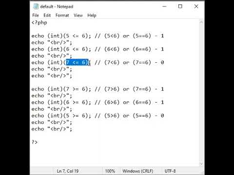 Relational Operators in PHP Part 2 - PHP #shorts 17