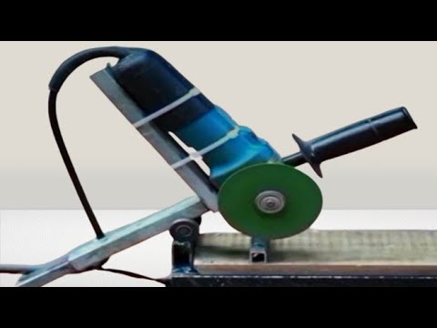 How to Make Angle Grinder Stand tips #grinder #diy  #stand