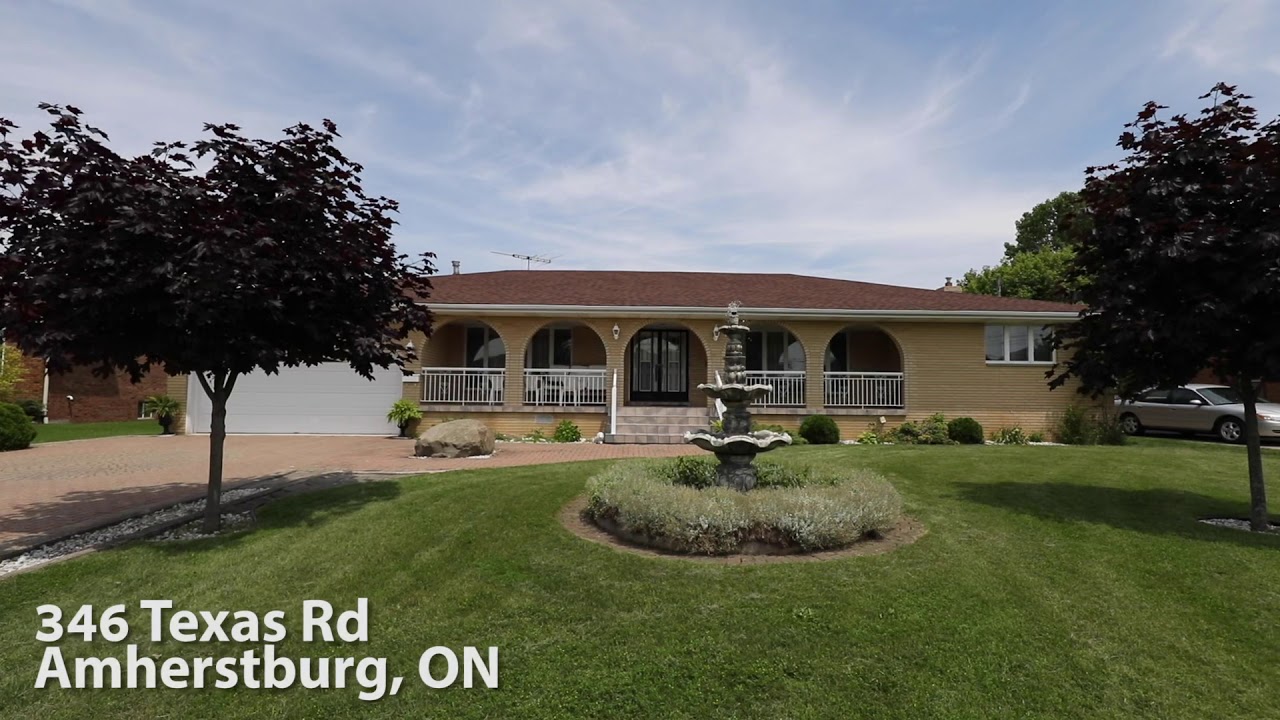 346 Texas ROAD Amherstburg, Ontario YouTube