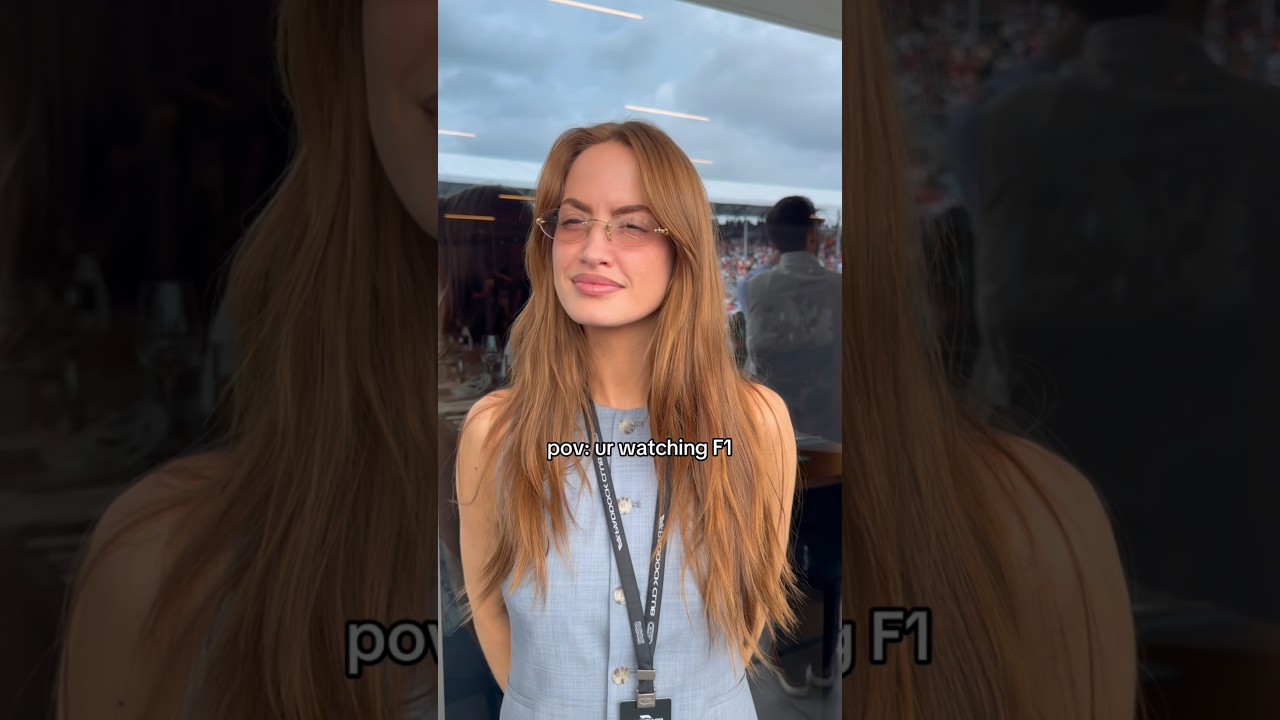 Watching F1 be like 🩷