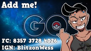 Add me In Pokemon Go! (I NEED TO START ALL OVER!)
