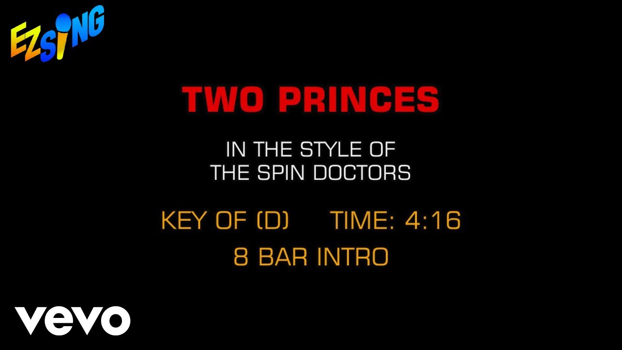 Spin Doctors - Two Princes (Karaoke EZ Sing)