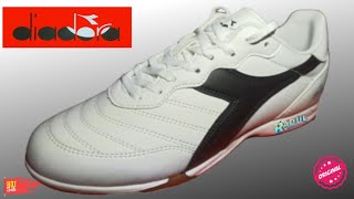 Sepatu Futsal Pria Diadora RB10 Brasil R ID White Original