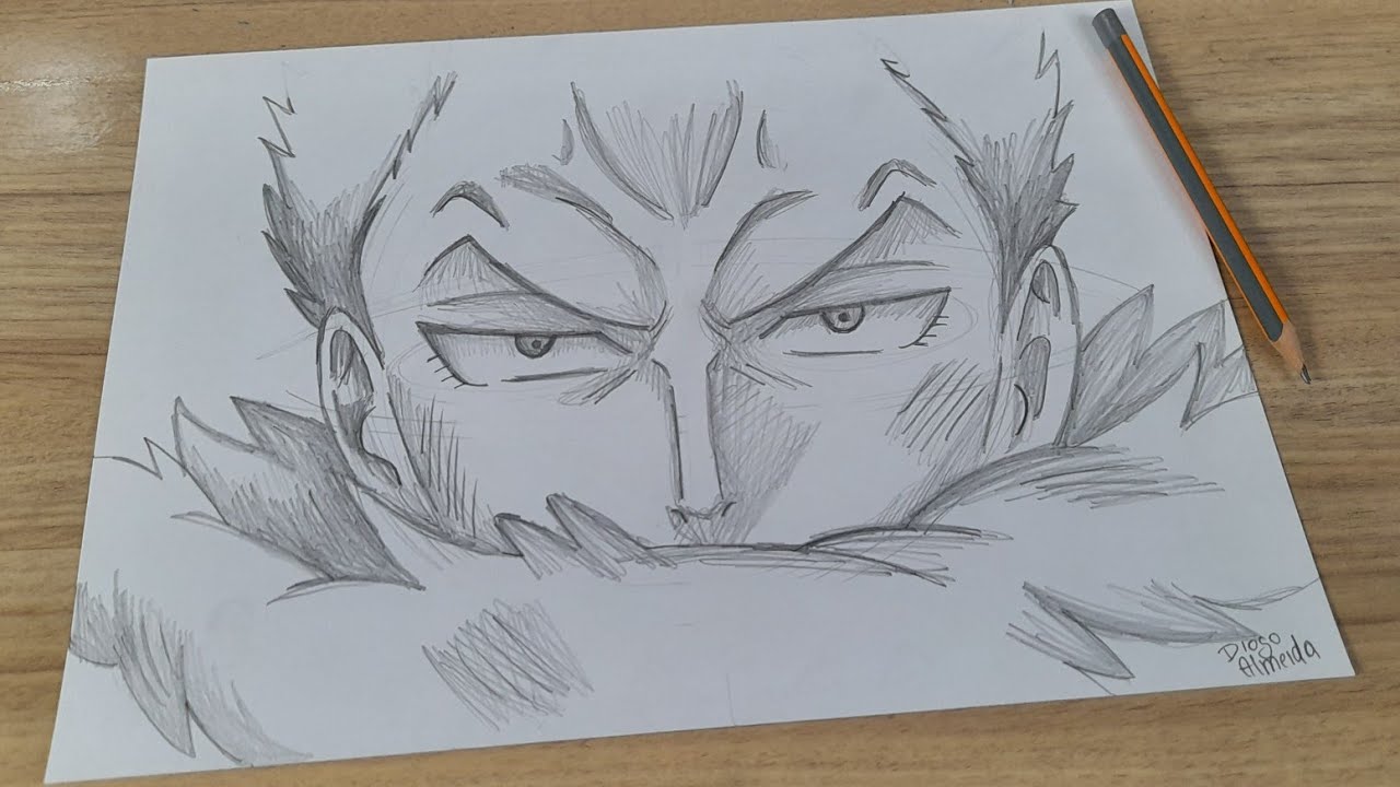 FACIL DE DESENHAR COMO DESENHAR KATAKURI DO ANIME ONE PIECE 