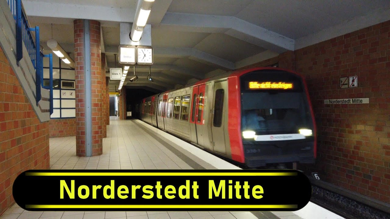U-Bahn Station Norderstedt Mitte - Hamburg 🇩🇪 - Walkthrough 🚶