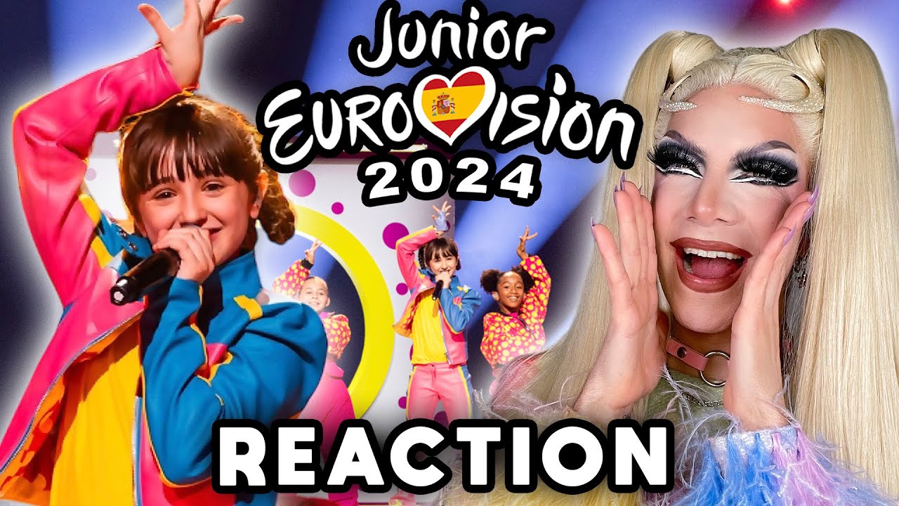 Spain 🇪🇸 - Chloe DelaRosa - Como la Lola (LIVE) | Reacting to Junior Eurovision 2024