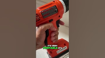 Black & Decker 20 Volt Drill Review: The Perfect Handy and Portable Tool