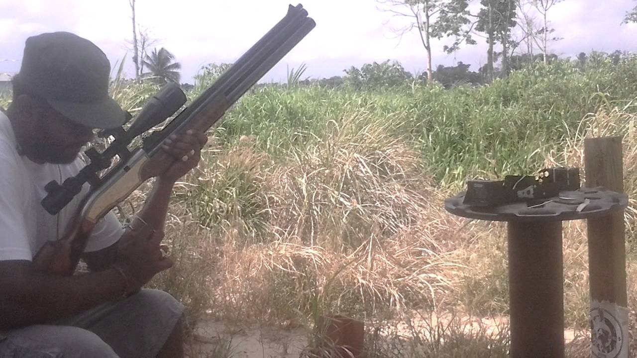 Alex Trinidad hunting and outdoor channel ..most powerful air rifle in