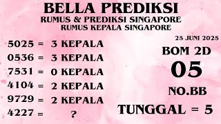 PREDIKSI SGP HARI INI 25 JUNI 2025 | BOCORAN SGP | RUMUS SGP | PREDIKSI SINGAPORE
