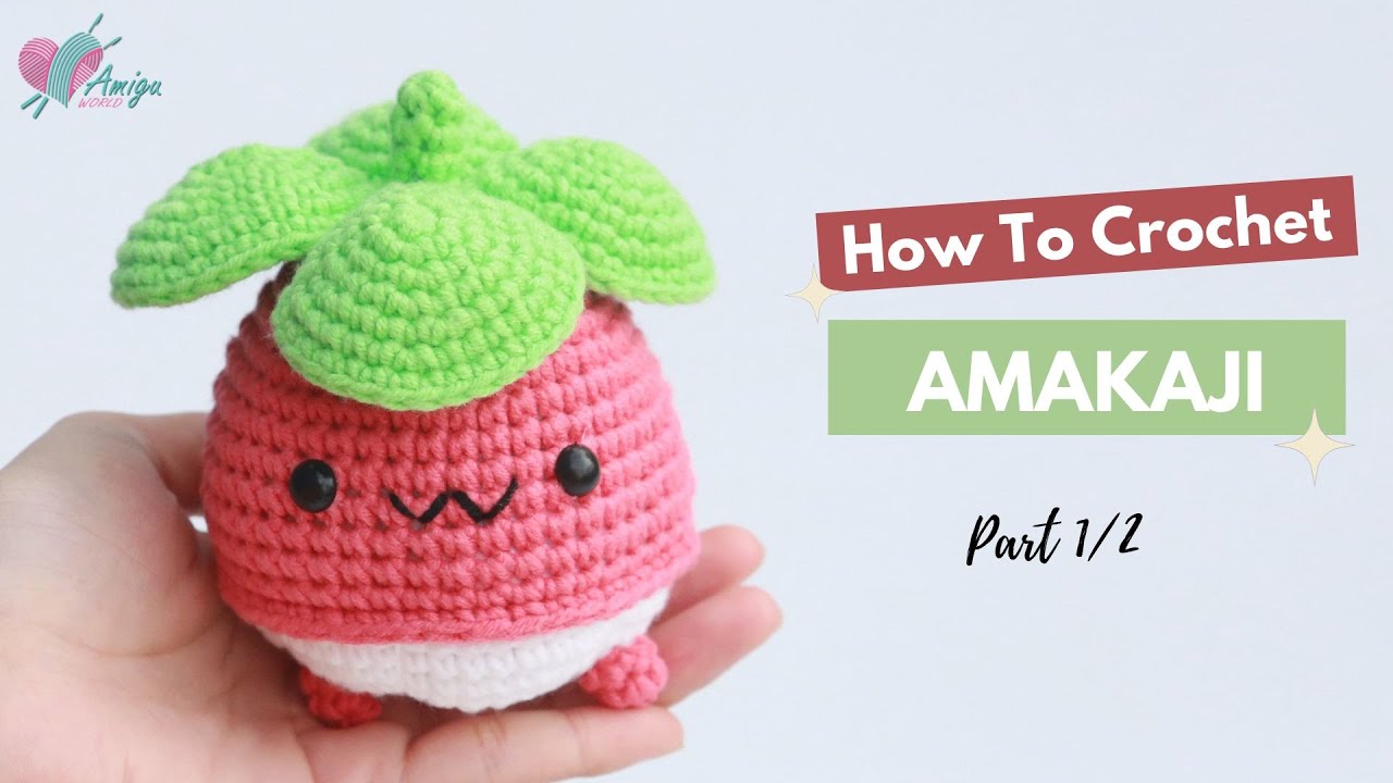 #333 | Amigurumi Amakaji (1/2) | How to crochet Pokémon amigurumi | Free pattern | AmiguWorld