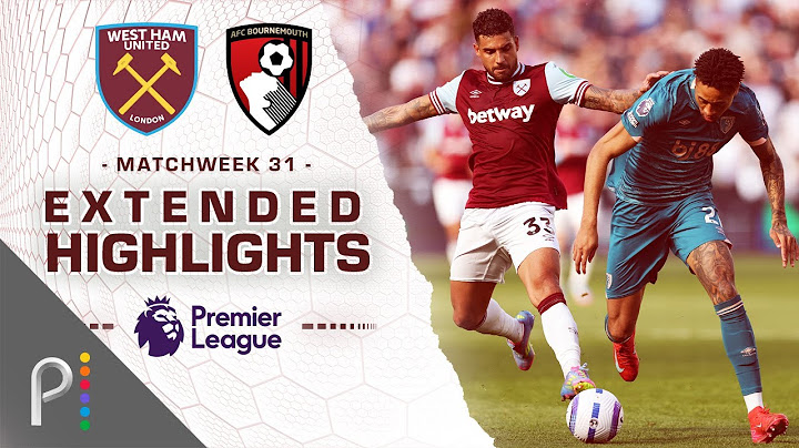 West Ham United v. Bournemouth | PREMIER LEAGUE HIGHLIGHTS | 4/5/2025 | NBC Sports