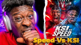 DAMN!! SPEED GOT REAL ANGRY 😡🔥- ISHOWSPEED vs. KSI | FULL FIGHT REACTION