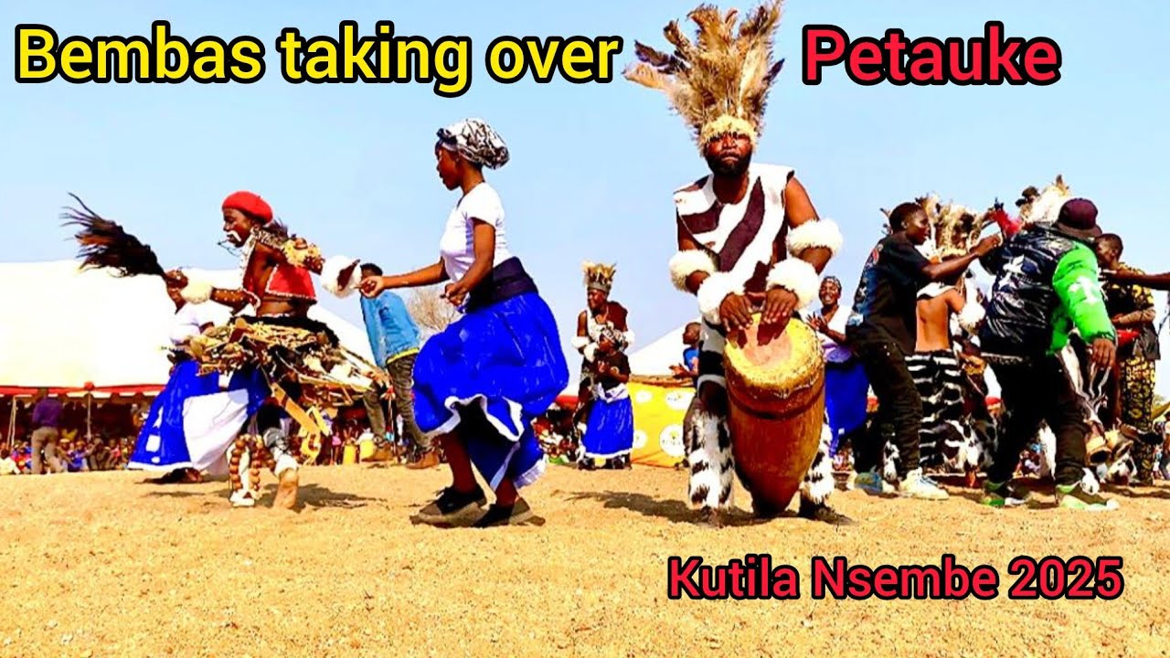 Bemba cultural dancers took over the Kutila Nsembe traditional ceremony in Petauke