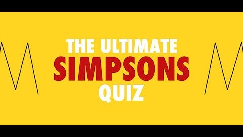 The Ultimate Simpsons Quiz Answers 100% | Quizdiva | Name Every Simpson Character Picked | QuizAns