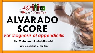 Alvarado Score For Diagnosis Of Appendicitis, Dr Mohammed Abdelhamid