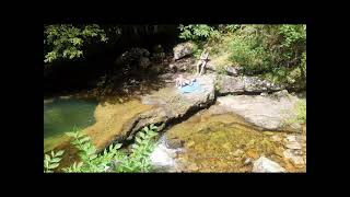Cascadas de Puente Ra, parque natural de Cebollera. Villoslada de Cameros, La Rioja