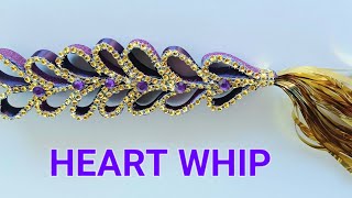 HEART WHIP HOMECOMING BRAID/CHAIN//FULL TUTORIAL/EASY TO MAKE HOMECOMING BRAID