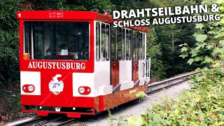 mit der Drahtseilbahn von Erdmannsdorf nach Augustusburg mit Schloss (Ausflugstipp)