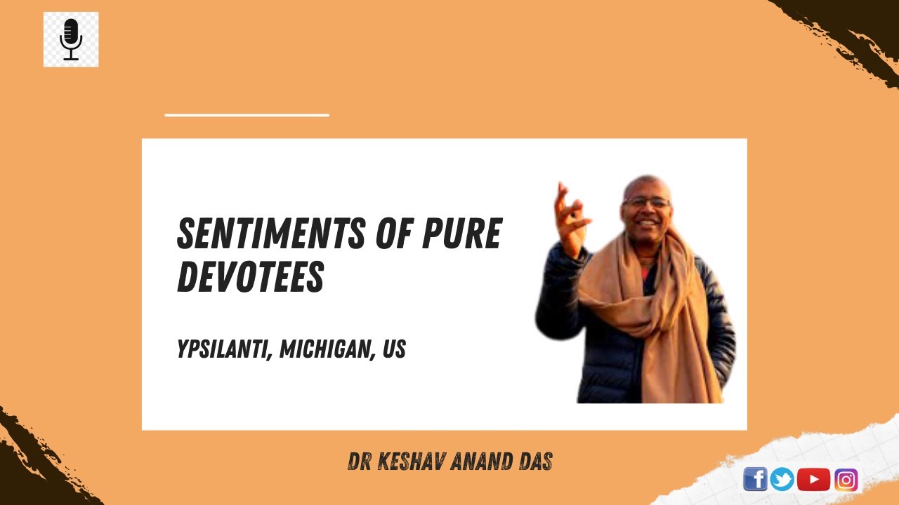 Sentiments of Pure Devotees (Ypsilanti, Michigan, US) || SB 1.10.31-32 || Dr. Keshav Anand Das