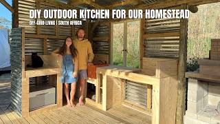 DIY Outdoor Kitchen Build - Framing the Kitchen & Plumbing