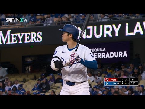 【MLB 速報】ドジャース大谷翔平が第1打席でライト前ヒット！vs.ナショナルズ 4.16