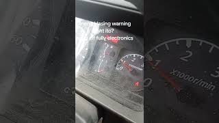 isuzu elf anong klasing warning light ito