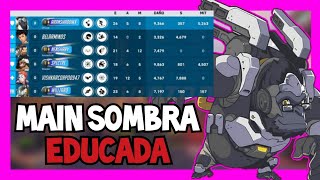 MAIN SOMBRA FUE EDUCADA Y SE CAMBIA A SYM XD | OVERWATCH 