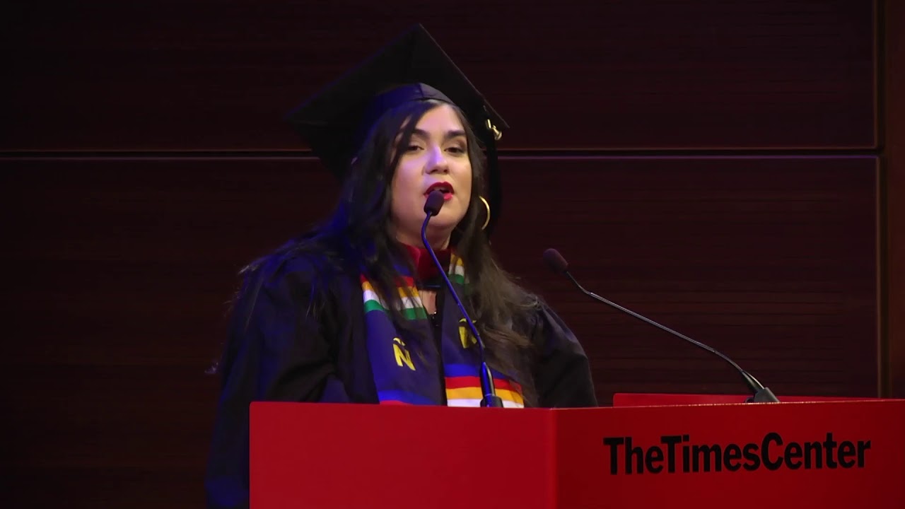 Fall 2019 Commencement: Student Speaker Natalia Rodríguez Medina