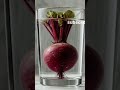 Beetroot Growing in Water Glass 🌱 Amazing Time Lapse AI Video #shorts
