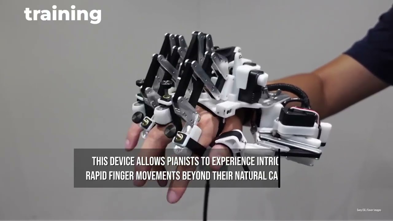 Amazing Exoskeleton Can Teach Complex You Piano Pieces