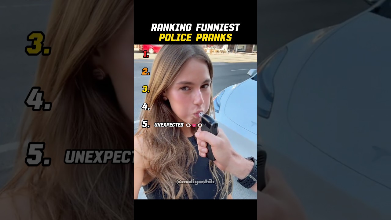 Ranking Funniest Police Pranks 😭 #ranking #pranks #funny #tiktok