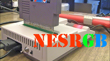 AV famicom Nintendo - nesrgb modded first look