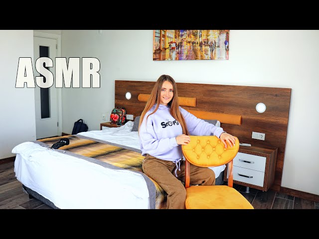 ASMR Triggers ROOM TOUR Tapping Hotel Turkey | АСМР Триггеры в НОМЕРЕ ОТЕЛЯ 100% Мурашки