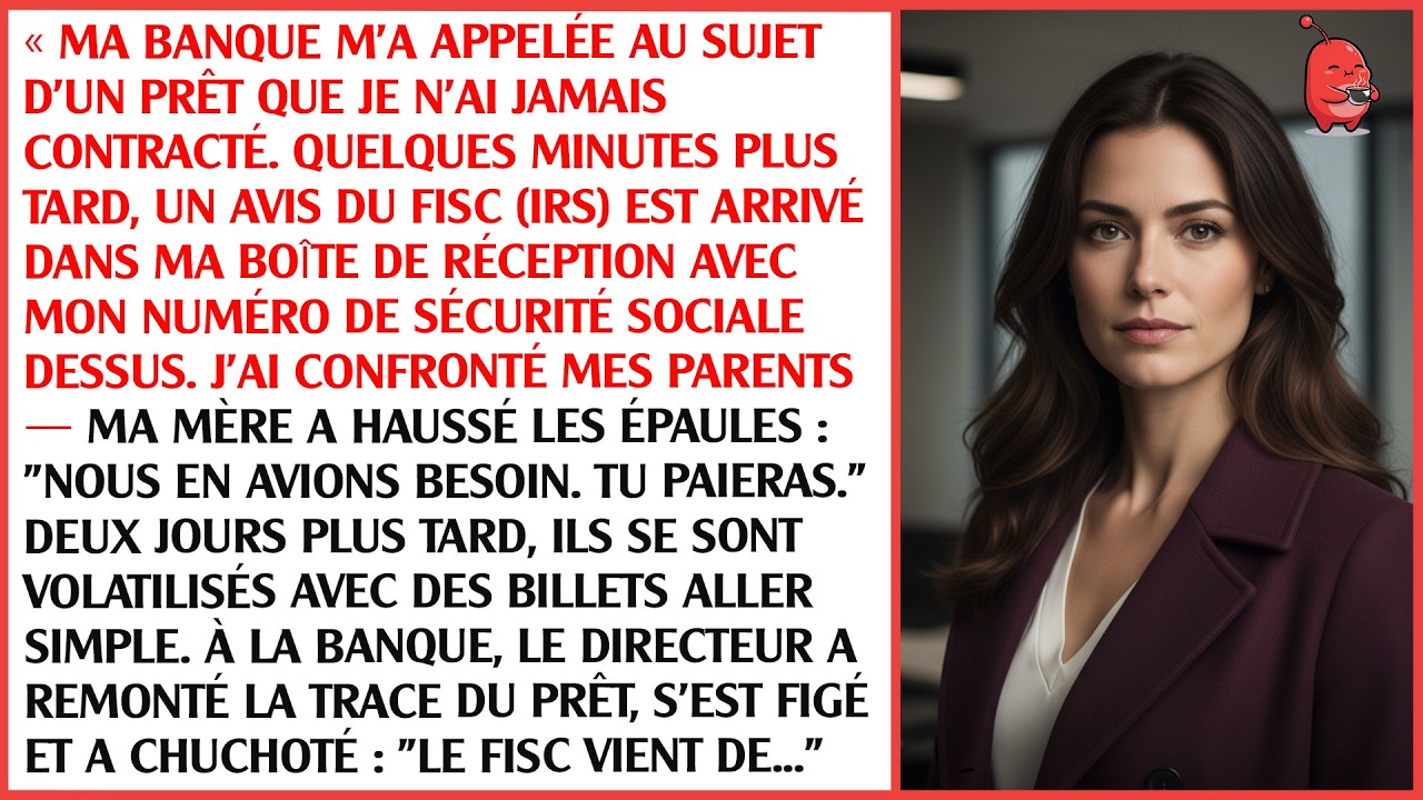 L’IRS me réclame 400 000 $ 💵 pour un prêt secret… mes parents ont fui.🏃