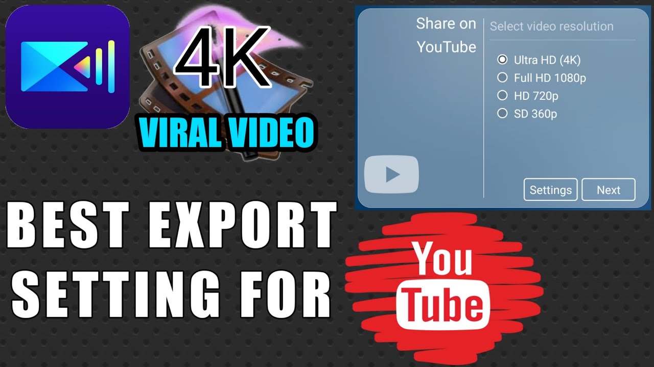 Best video export settings in PowerDirector for YouTube videos