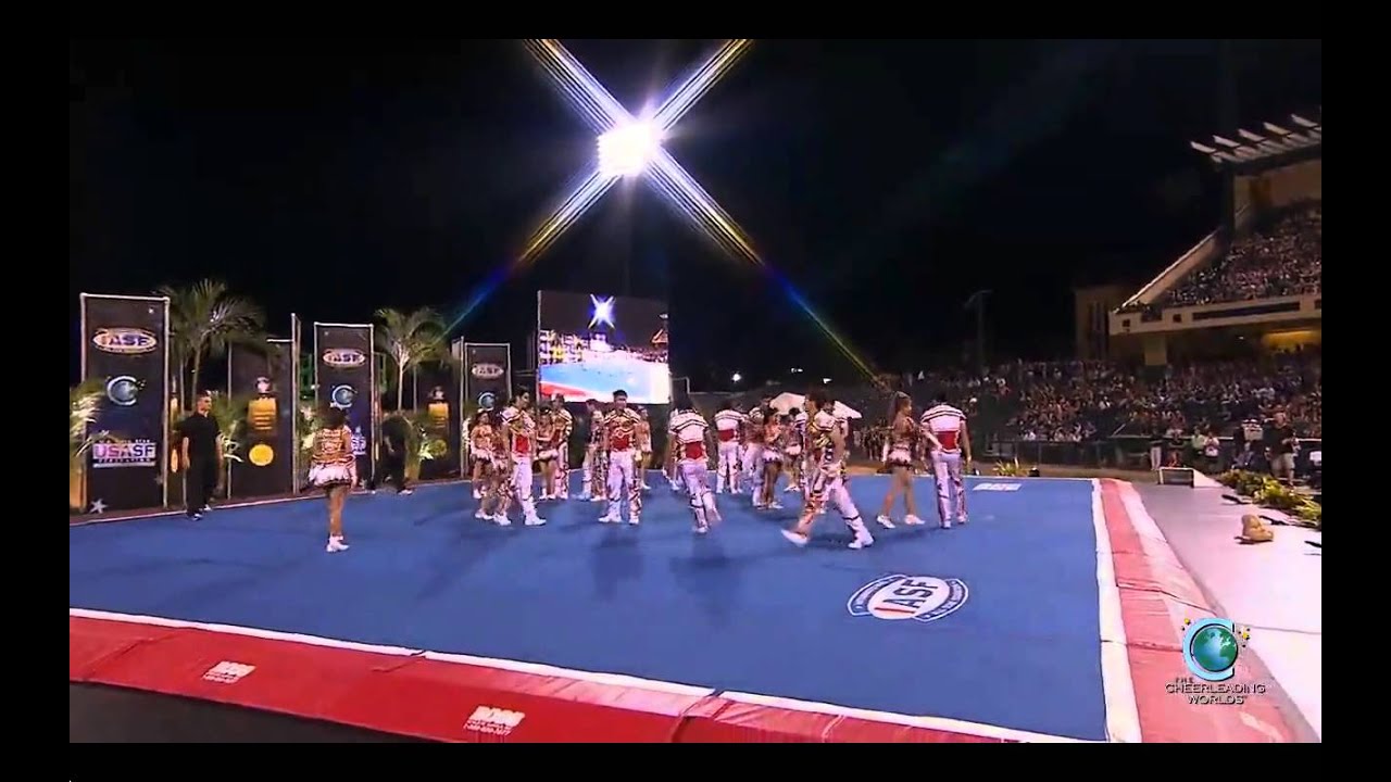 Bangkok University Cheerleading Team (Thailand) [2014 World Champion Encore] MultiCam