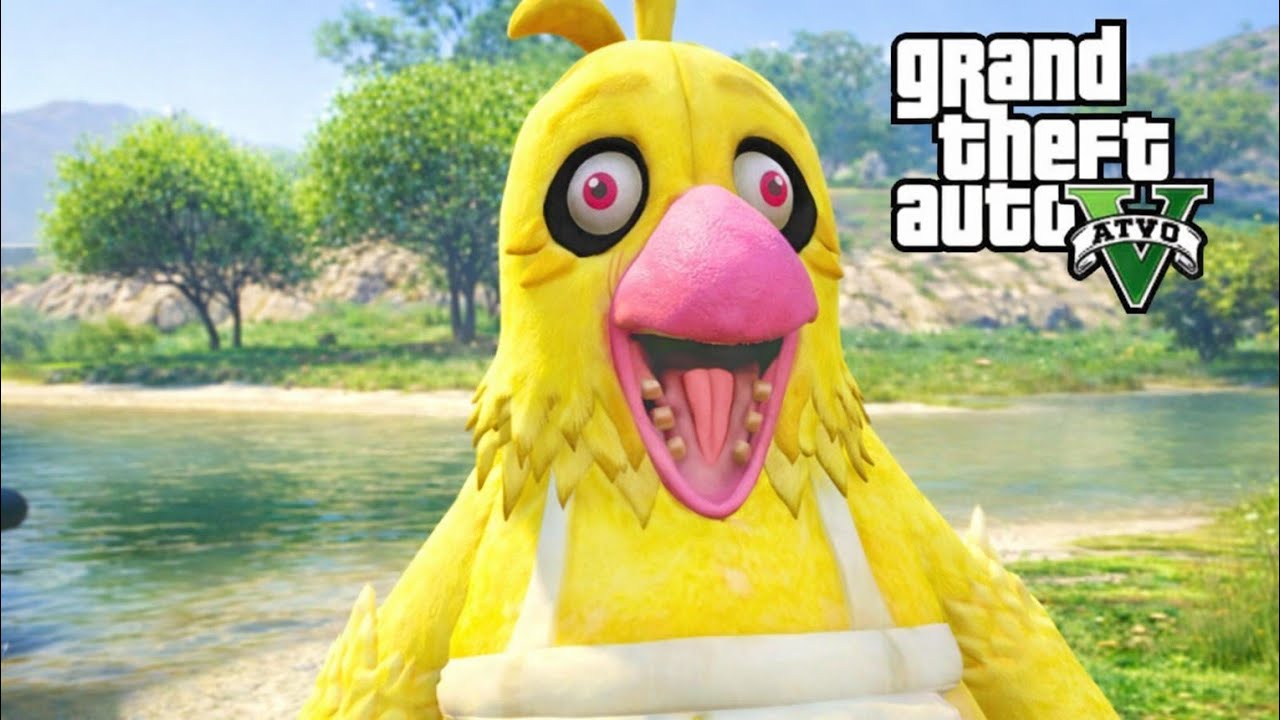 🐔MURGA SHINCHAN AUR NOBITA KO PAKDANE KI KOSHISH KARTA HAI #gta5 