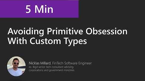 Clean Classes Without Primitive Types - How To Avoid Primitive Obsession